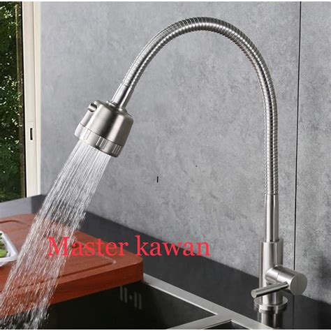 Jual Promo Kran Sink Fleksibel Stainless Bio Sus Kran Cuci