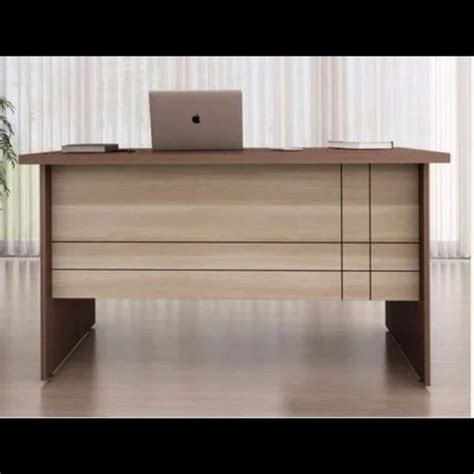 Engineered Wood Rectangular Wooden Office Tables With Storage At Rs