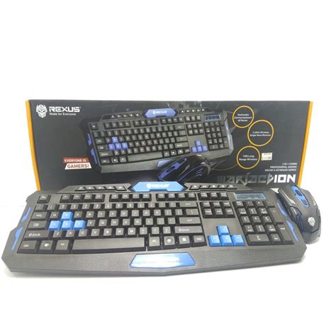 Jual Keyboard Mouse Gaming Rexus Warfaction Vr Shopee Indonesia