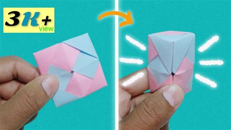 Easy Origami Pop It Fidget Antistress Moving Paper Toys Origami Clic