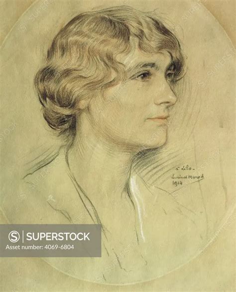 Lily Texier First Wife Of Claude Debussy Composer Drawing