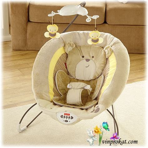 Шезлонг Ведмедик Fisher Price — vinprokat
