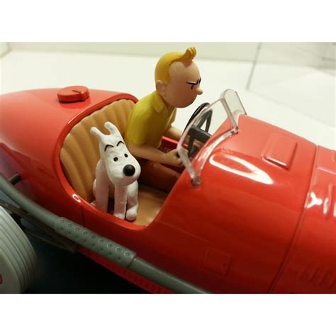 Tintin Car Amilcar Resin Statue Moulinsart 29901 Xfueru