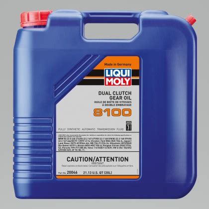 Evasive Motorsports Liqui Moly Dual Clutch Gear Oil 8100 20L 5 28gl