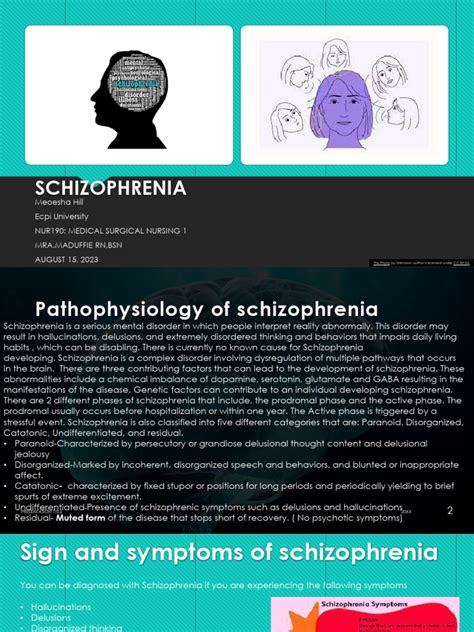 Case Study Schizophrenia | PDF