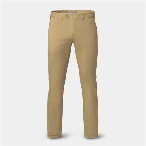 Khaki Brown Slim Fit Chinos