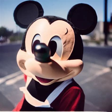 Hyper Realistic Photography Of Mickey Mouse But Is A Stable Diffusion