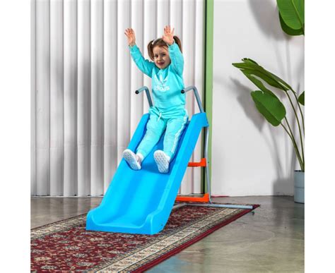 Детская горка 2 в 1 DFC SlideWhizzer / прямая, разборная, для дома и ...