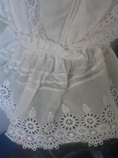 Victorian Broderie Anglais Muslin Frilled Whitework Bonnet Flickr