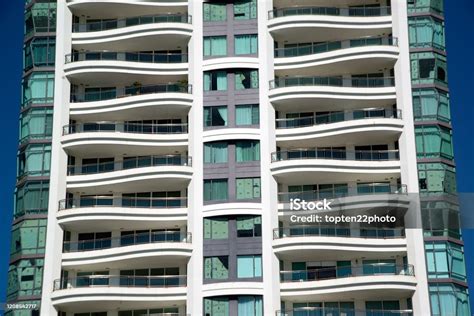 Tekstur Dan Latar Belakang Gedung Pencakar Langit Gedung Arsitektur Modern Di Thailand Foto Stok