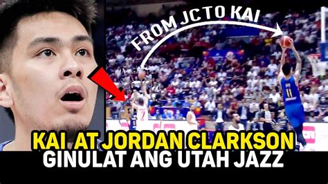 KAI SOTTO AT JORDAN CLARKSON GINULAT ANG UTAH JAZZ YouTube