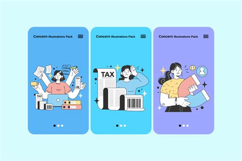 Concern Illustration Pack 10 Free Download People Illustrations
