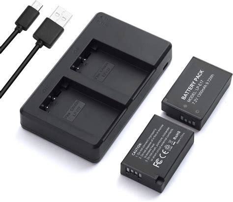 Lp E17 Battery Pack Dual Usb Charger Compatible With E