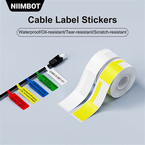 Niimbot B21 B1 B203 B3s Wire And Cable Label Paper Communication