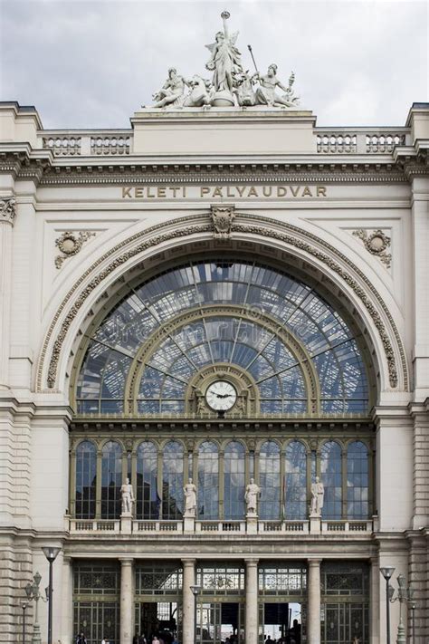 Interior Elements Of The Old Keleti Train Station In Budapest
