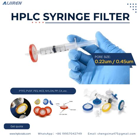 HPLC Syringe Filter Aijiren Autosampler Vials