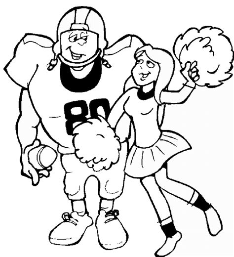 Cheerleading Coloring Pages