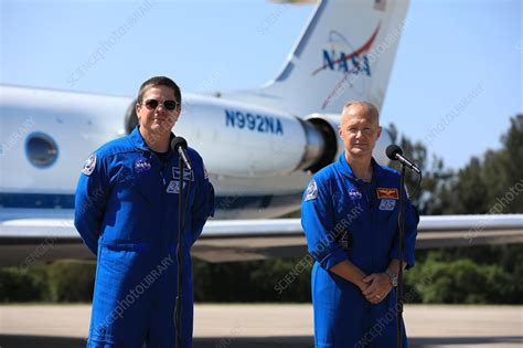 SpaceX Crew Dragon astronauts - Stock Image - C049/0087 - Science Photo ...