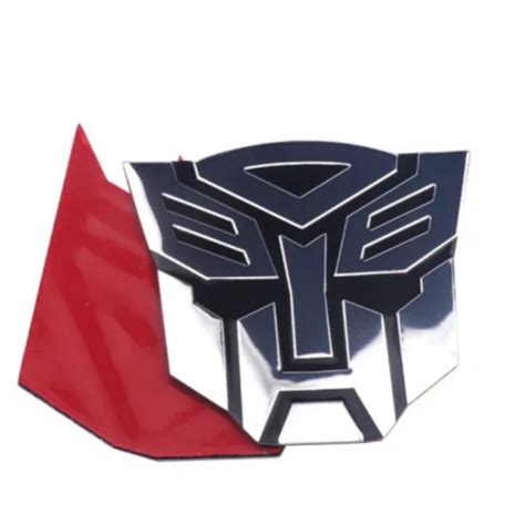 Jual Emblem Transformer Autobot Decepticon Aluminium Autobots 3D Stiker