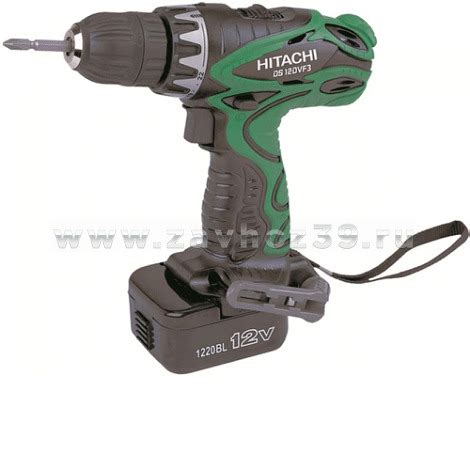 Шуруповерт аккумуляторный HITACHI DS12DVF3-RA