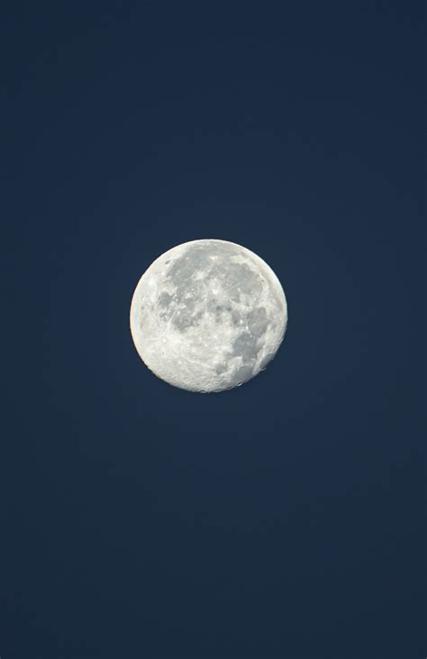 Pleine Lune Dans Le Ciel Photo Photo Gris Gratuite Sur Unsplash