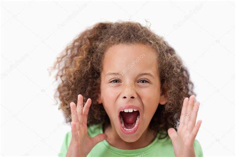 Angry Girl Screaming Stock Photo By ©wavebreakmedia 11209168