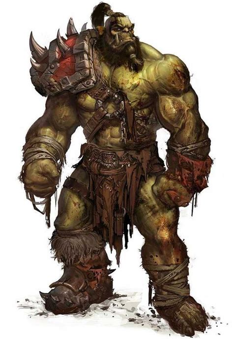 Dungeons Dragons Orcs Half Orcs Inspirational Warcraft Art