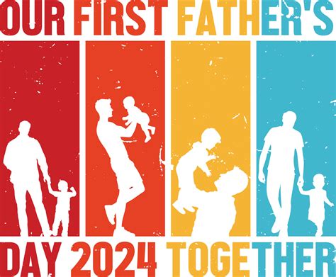 Our First Fathers Day 2024 Together Design Dtf Ready To Press — Dtf