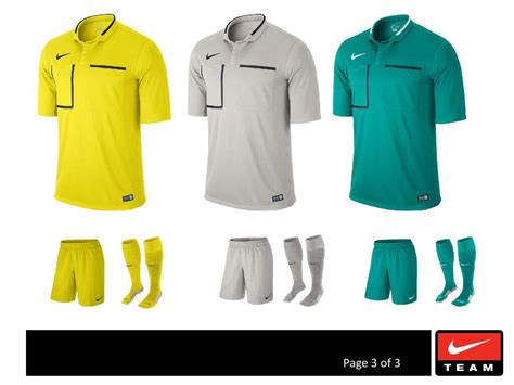 Nike 2014-2015 referee kit for football referees + match official