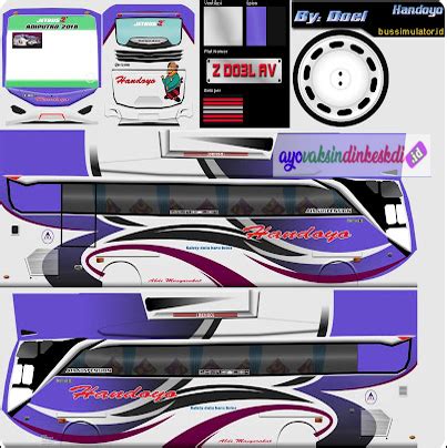 Livery Template Bussid Bus Simulator Indonesia Keren Terbaru Jepara