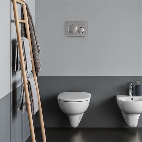 Geberit Rimfree Selnova Grab Go Wall Hung Wc With Soft Close Quick