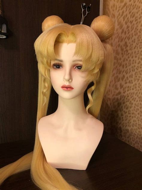 Sailor Moon Wig Blonde Wig Anime Wig Cosplay Wig Usagi Wig Wig Commission Halloween Wig