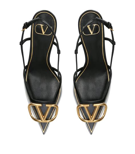 Valentino Garavani Vlogo Slingback Pumps Harrods Us