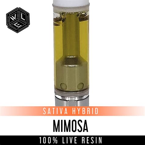 White Label Extracts Mimosa 100 Live Resin Cartridge 1 Gram Leafly