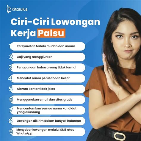 Kenali 9 Ciri Lowongan Kerja Palsu Dan Cara Menghindarinya