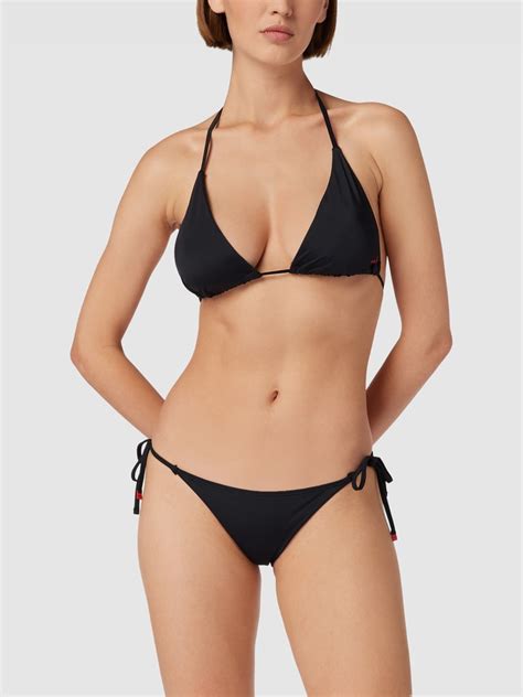 Hugo Bikini Oberteil Mit Label Print Modell Pure Black Online Kaufen