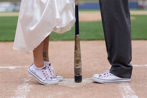 An Adorable Baseball Themed Wedding Baseball Wedding Theme Softball Wedding Baseball Wedding