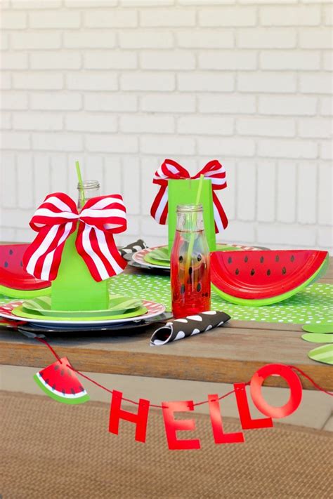 Easy Summer Watermelon Birthday Party - Design Dazzle