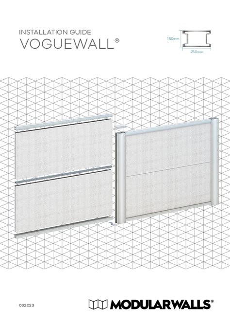 VogueWall Installation Guide | ModularWalls