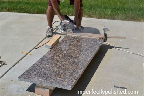 diy granite countertops cutting - Carma Pritchard