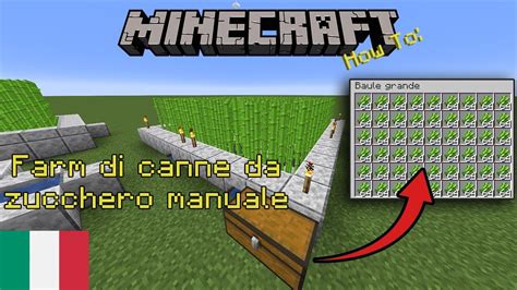 Ita Minecraft How To Farm Di Canne Da Zucchero Manuale