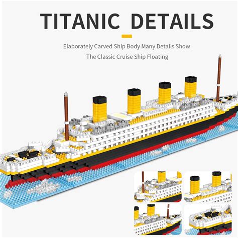 Buy Snlywan Light Up Titanic Building Blocks Set Mini Titanic Building