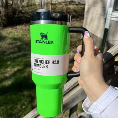 Stanley 40oz Quencher H20 Flowstate Tumbler Neon Green 40oz Kroger