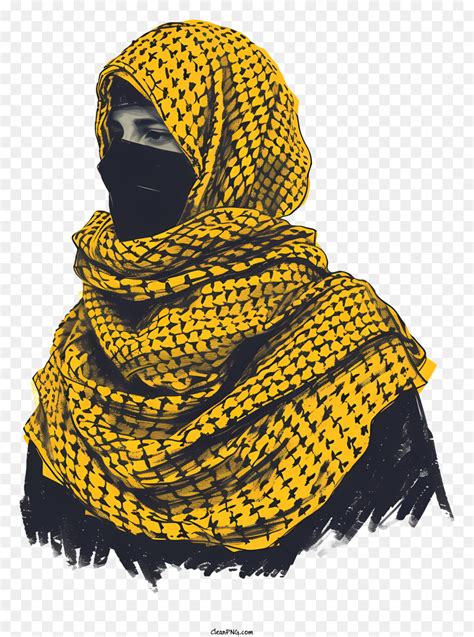 Keffiyeh Meditação Mindfulness png transparente grátis