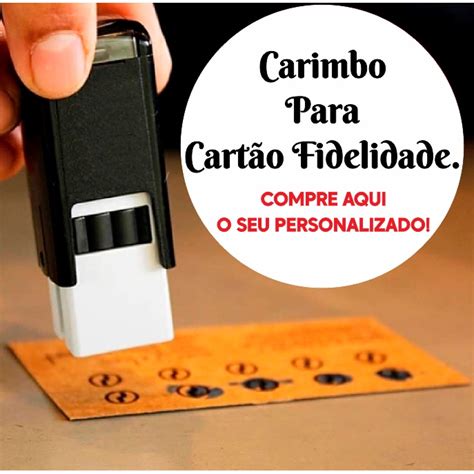 Carimbo Para Cartão Fidelidade Shopee Brasil