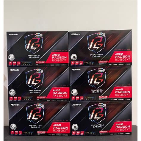 VGA (การ์ดแสดงผล) ASROCK AMD RADEON RX 6800 XT PHANTOM GAMING D 16G OC ...