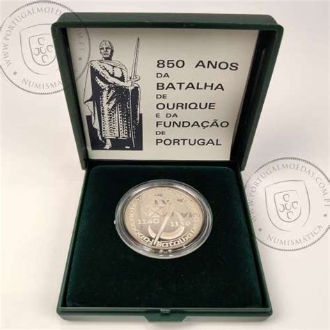 Proof Cm Ag R A Portugal Proof Silver Coin Escudos