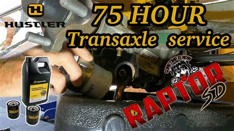 Hydro Gear Oil And Filter Change On Hustler Raptor Sd Hr Youtube