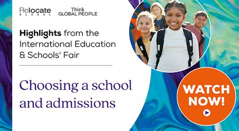 Choosing A School And Admissions Webinars Great International