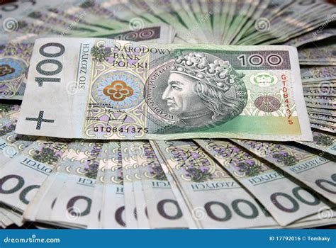 Polish 100 Zloty Stock Photo Image Of Green Paper Banking 17792016